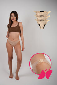 3'lü Lady Peddon Kolay Değiştirilebilir Regl Külodu Seti